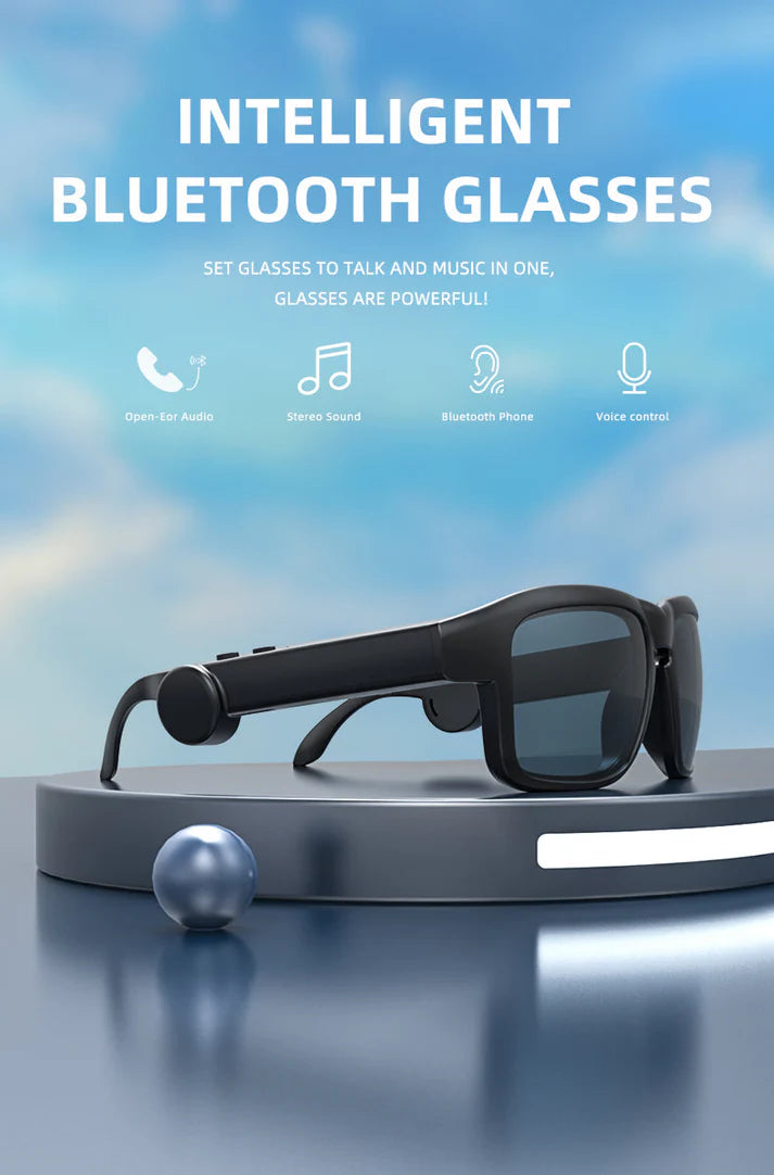 Smart Wireless Bluetooth Glasses (نظارات ذكية لاسلكية بتقنية البلوتوث)